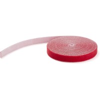 StarTech Hook and Loop Tape 100 ft Roll -Red
